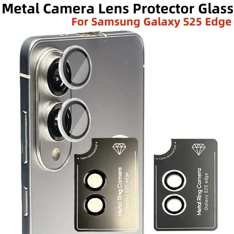 Protetor de Câmera S25 Edge: Metal e Vidro!