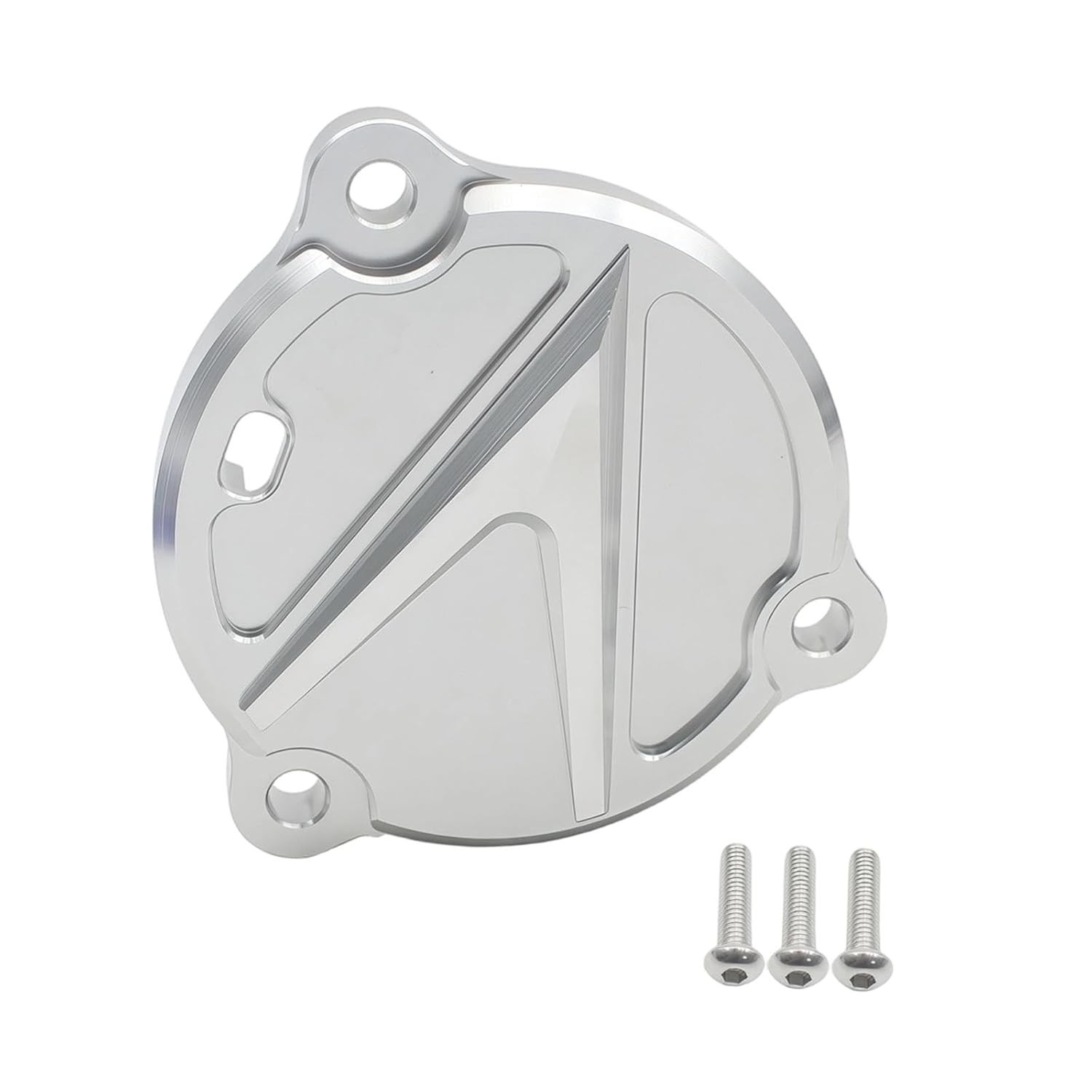 Protetor de Estator KiBcsLic para Tmax 530 - Proteção Elegante e Durável em Liga de Alumínio (Prata)