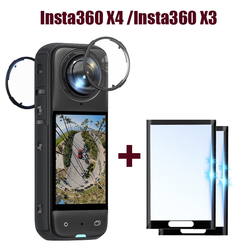 Protetor de Tela e Lente para Insta360 X4/X3: Proteção Máxima e Qualidade HD