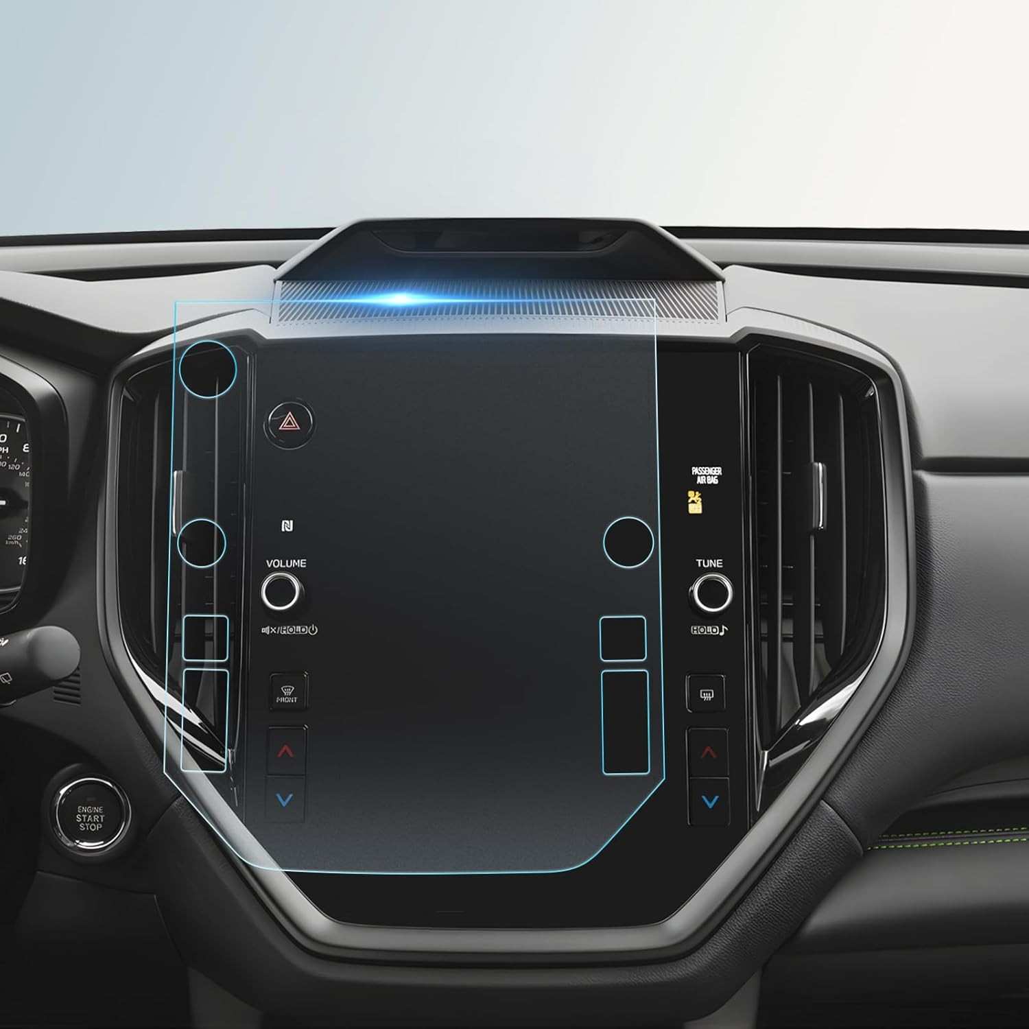 Protetor de Tela Fosco Antirreflexo BIBIBO para Subaru Ascent 2023-2026 (11.6") - Visão Clara e Proteção Total
