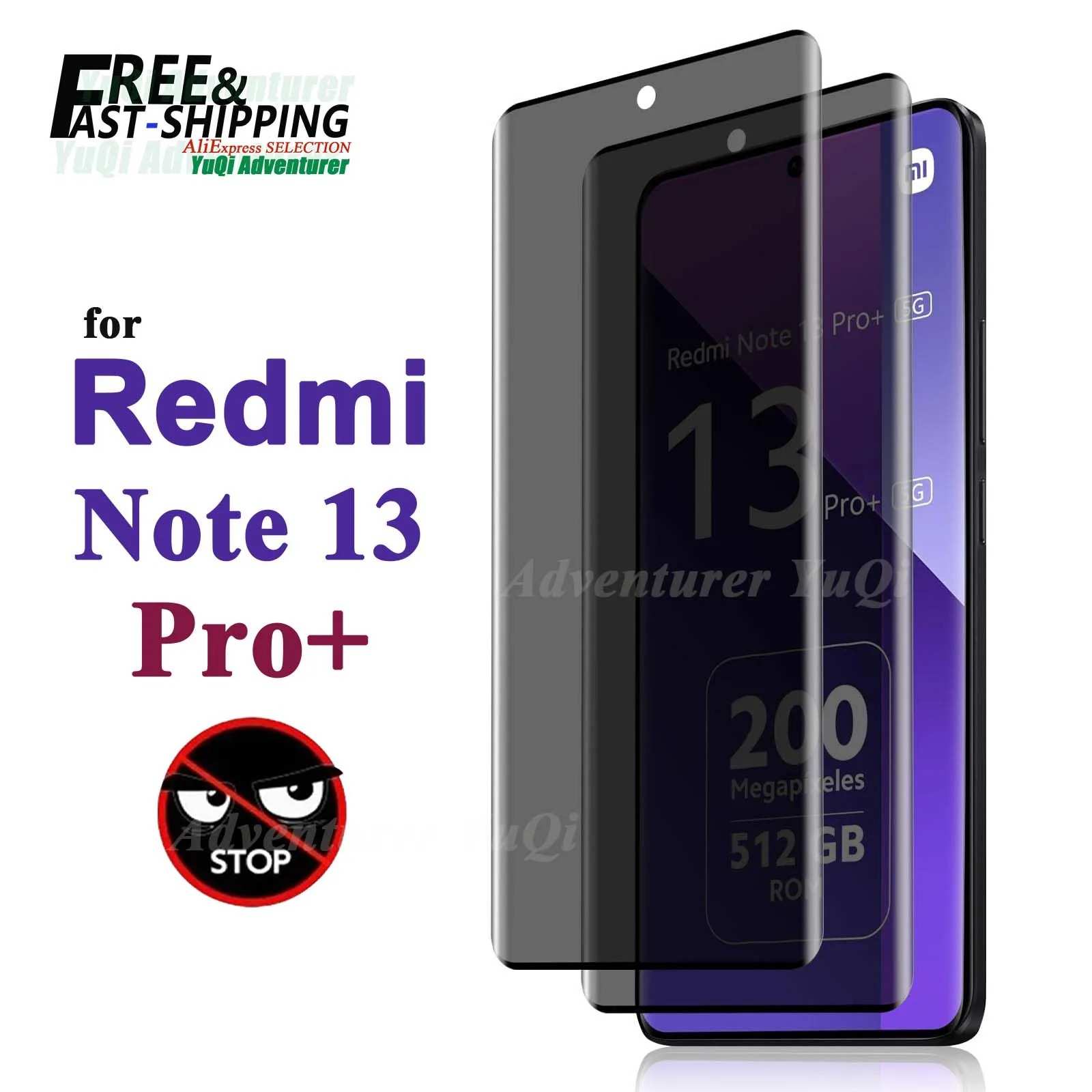 Protetor de Tela Privacidade Redmi Note 13 Pro+