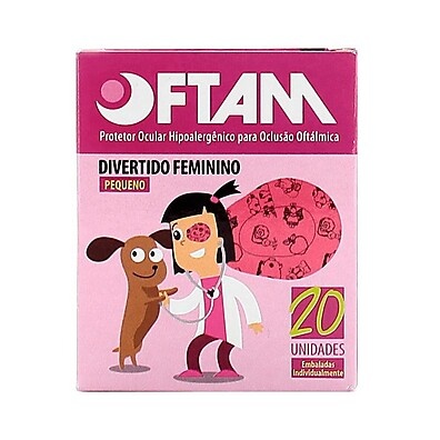 Protetor Ocular Infantil Rosa: Diversão na Recuperação!