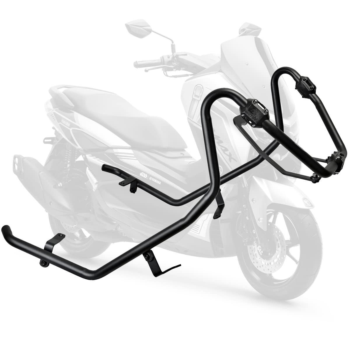Protetor de Motor e Carenagem Coyote Preto para Yamaha NMax 160 - Segurança e Estilo