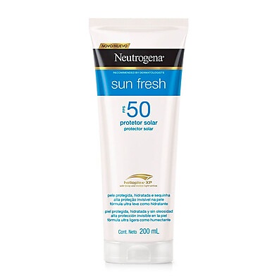 Protetor Solar Neutrogena Sun Fresh FPS 50 – Hidratação e Proteção que Não Pesam!