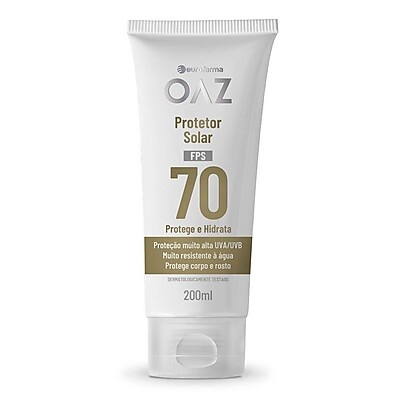 Protetor Solar OAZ 70 FPS: Proteção Máxima para Pele e Corpo