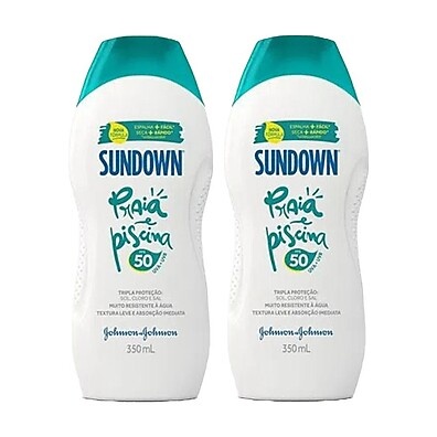 Protetor Solar Sundown Praia e Piscina FPS 50 – Kit com 3