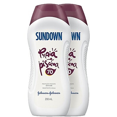 Protetor Solar Sundown Praia e Piscina FPS 70 – Kit com 2