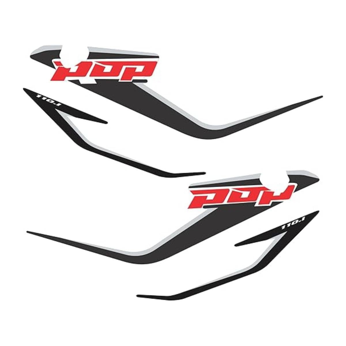 Adesivo Protetor Lateral Tank Pad para Honda Pop 110 2020 - Design Exclusivo e Proteção Superior