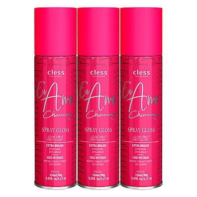Protetor Térmico Charming Gloss Cless: 3 Unidades com Extra Brilho