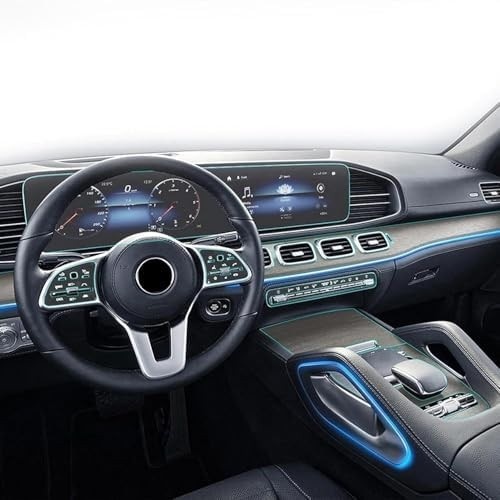 PACSCI Protetor de Tela TPU Transparente para GPS de Navegação Veicular - Mercedes Benz GLE W167/C167 (2020-2025)