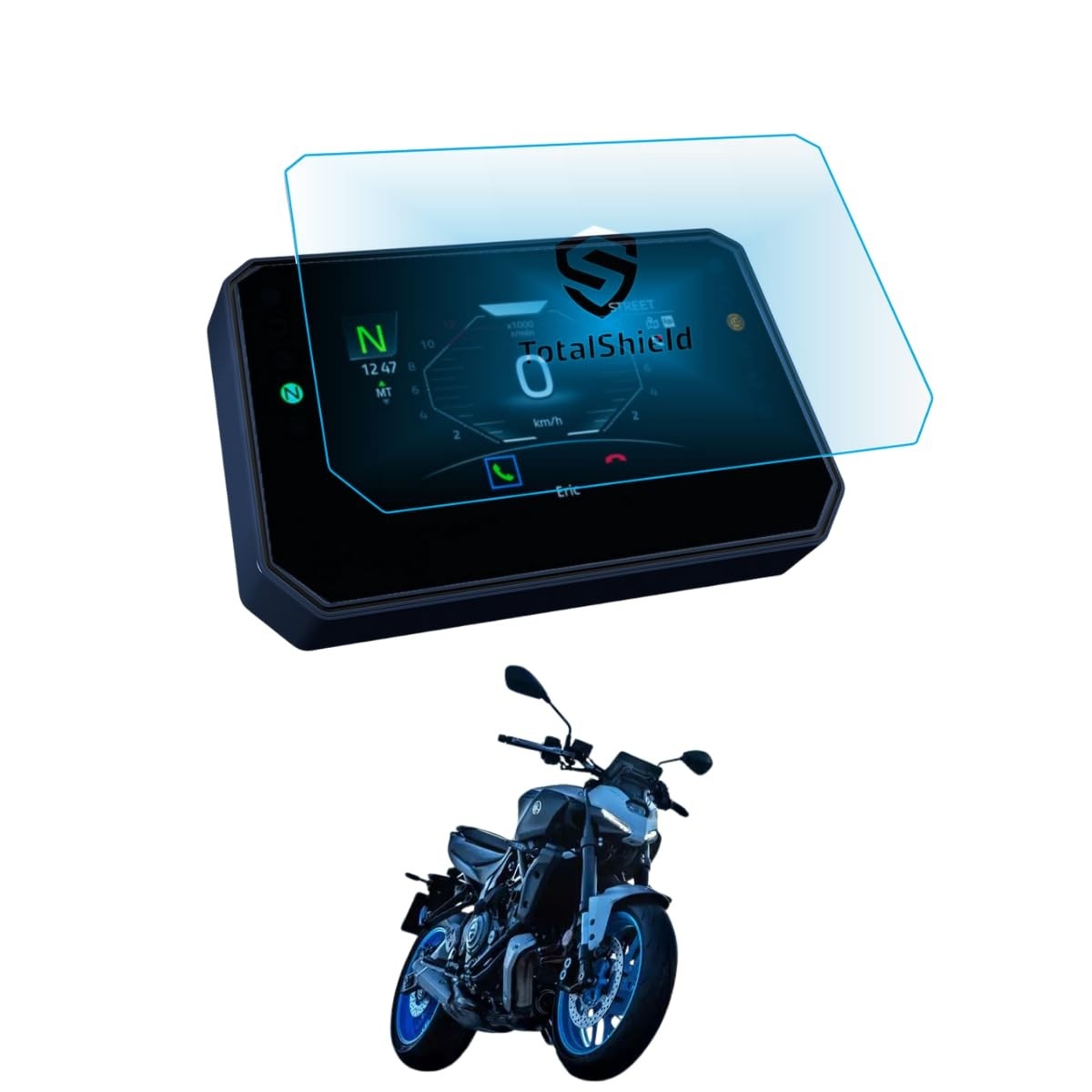 Película Protetora Painel Connected Yamaha MT-07 2025/2026 Antirrisco - Proteção TotalShield