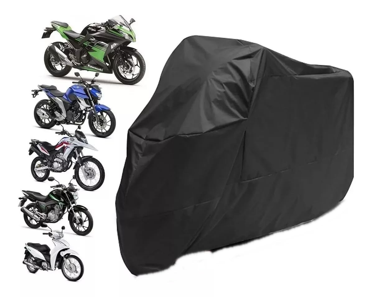 Capa de Moto em Couro Impermeável Protetora Anti-UV para Yamaha Fazer 250
