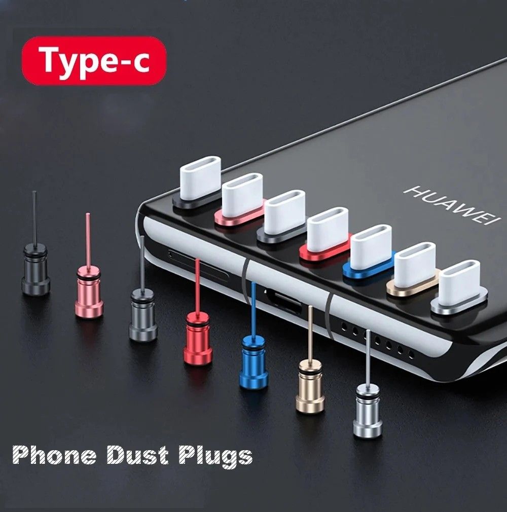 Protetores de Porta USB-C e Fone: Kit Anti-Poeira
