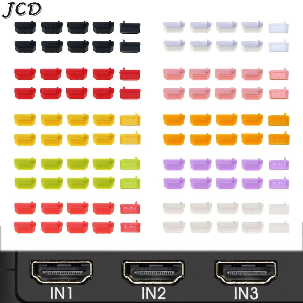 Protetores HDMI: 10 Tampas Antipoeria em Silicone