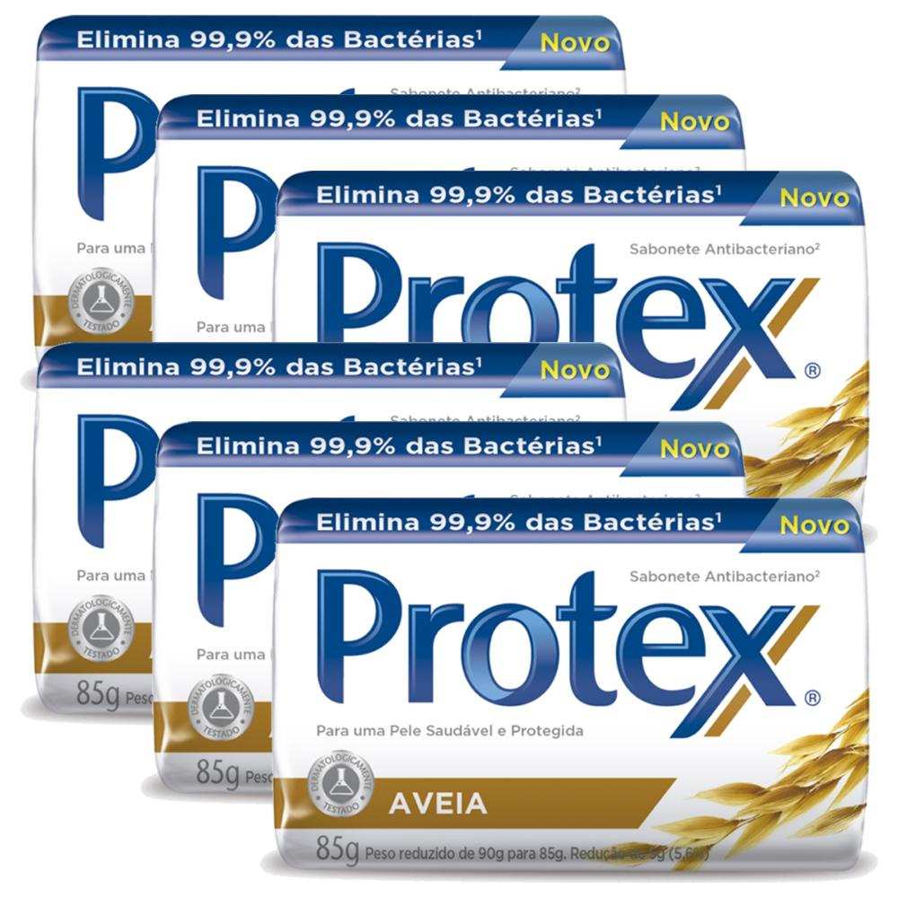 Protex Aveia: Kit 6 Sabonetes 85g para Pele Protegida
