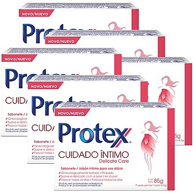 Protex Íntimo: Kit 6 Sabonetes Delicate Care 85g