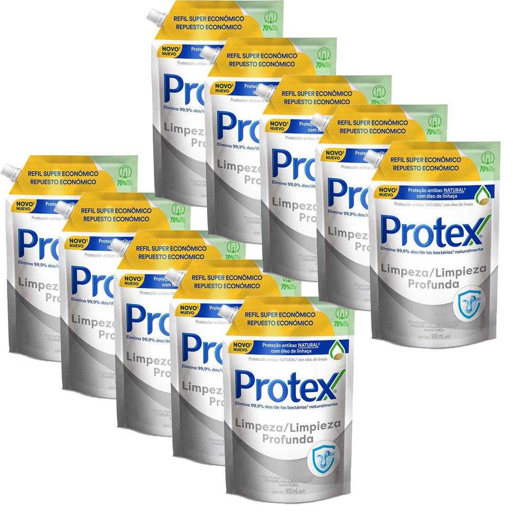 Protex Limpeza Profunda: Kit 10 Refis 900ml