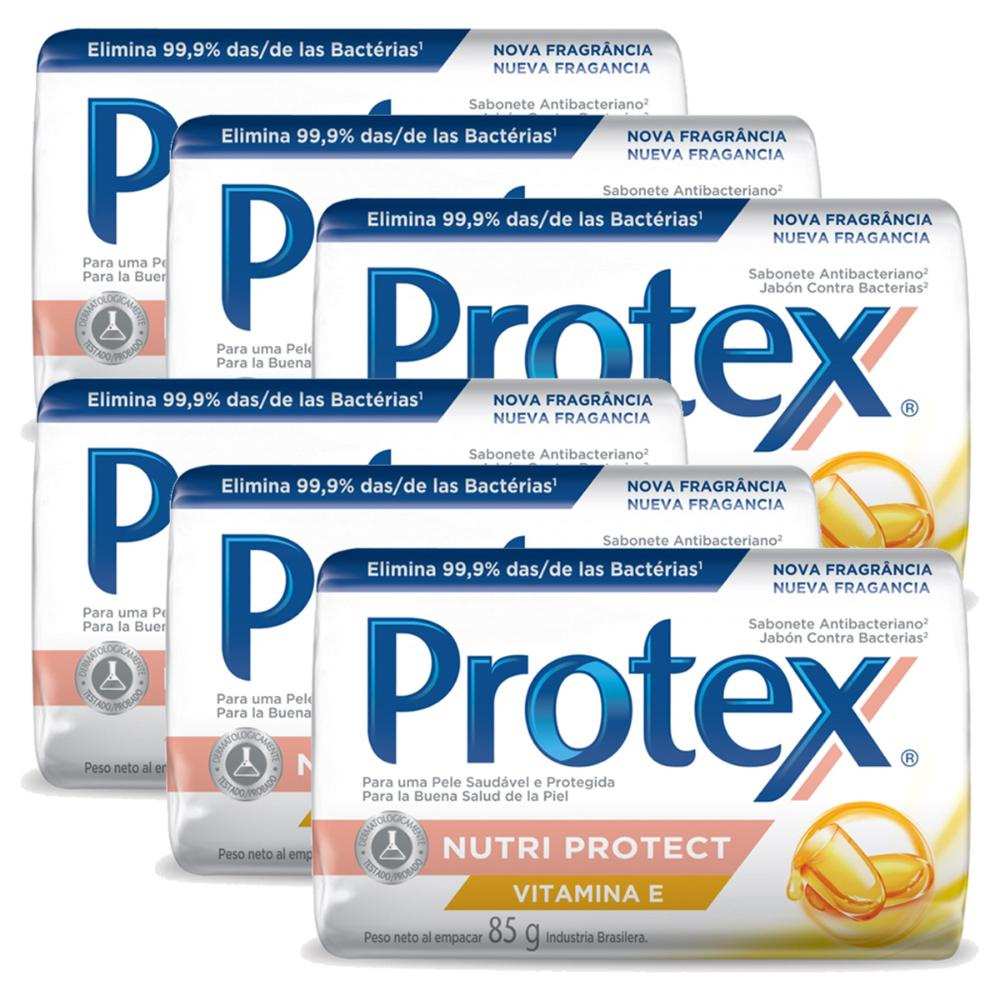 Protex Vitamina E: Kit com 6 Sabonetes Antibacterianos