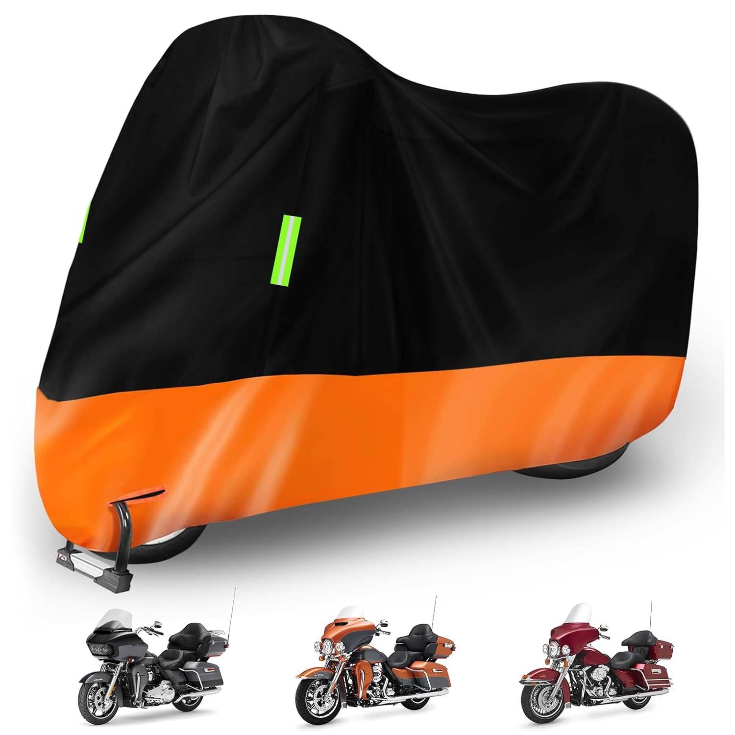 Capa de Moto Premium à Prova d'Água para Harley Davidson Touring (Road Glide, Ultra Limited) - Proteção Total!