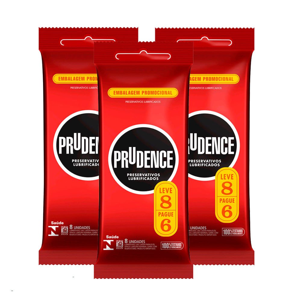 Prudence Leve: Kit 3x8 Pague 6 🛡️