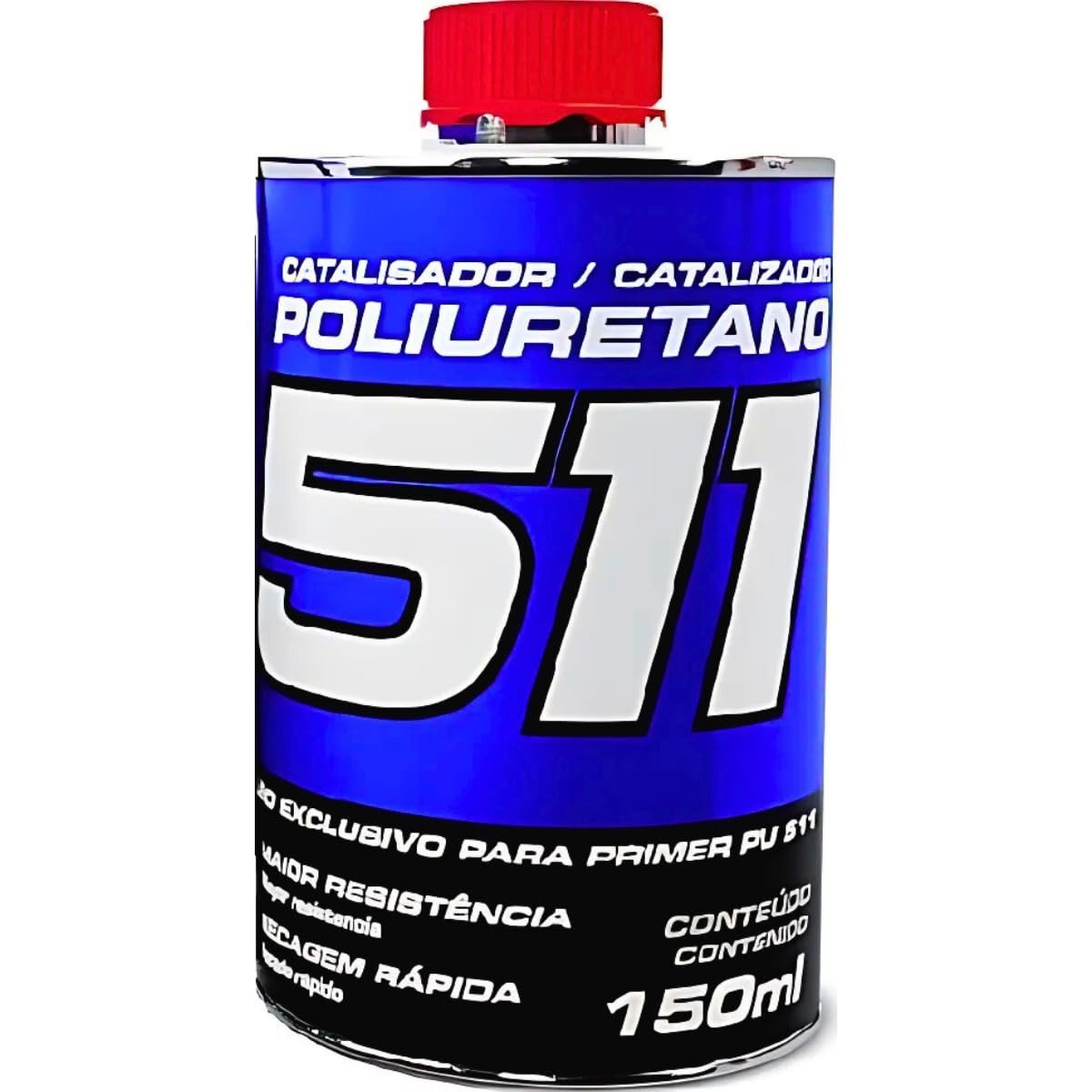 Catalisador para Primer Pu Cinza 511 Maxi Rubber 150ml