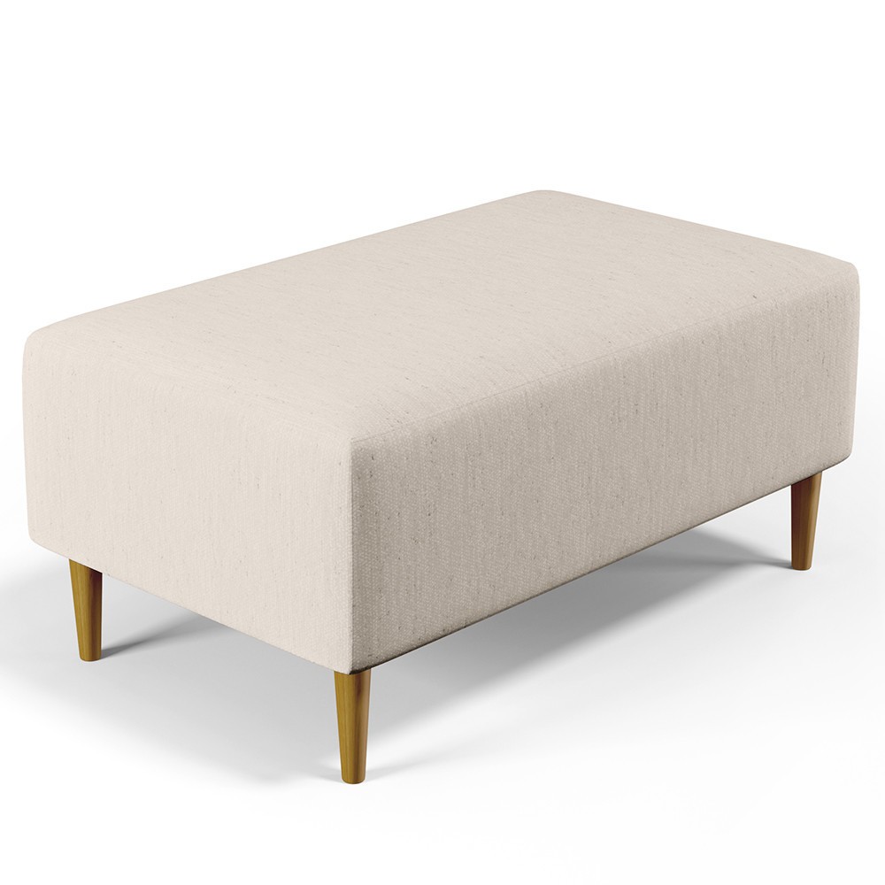 Puff Linho Cru Cléo: Conforto e Estilo