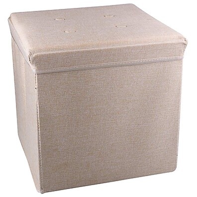 Puff Organizador Cazza Square: Estilo & Praticidade