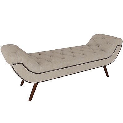 Puff Recamier Linho Creme 160cm: Elegância para sua Casa