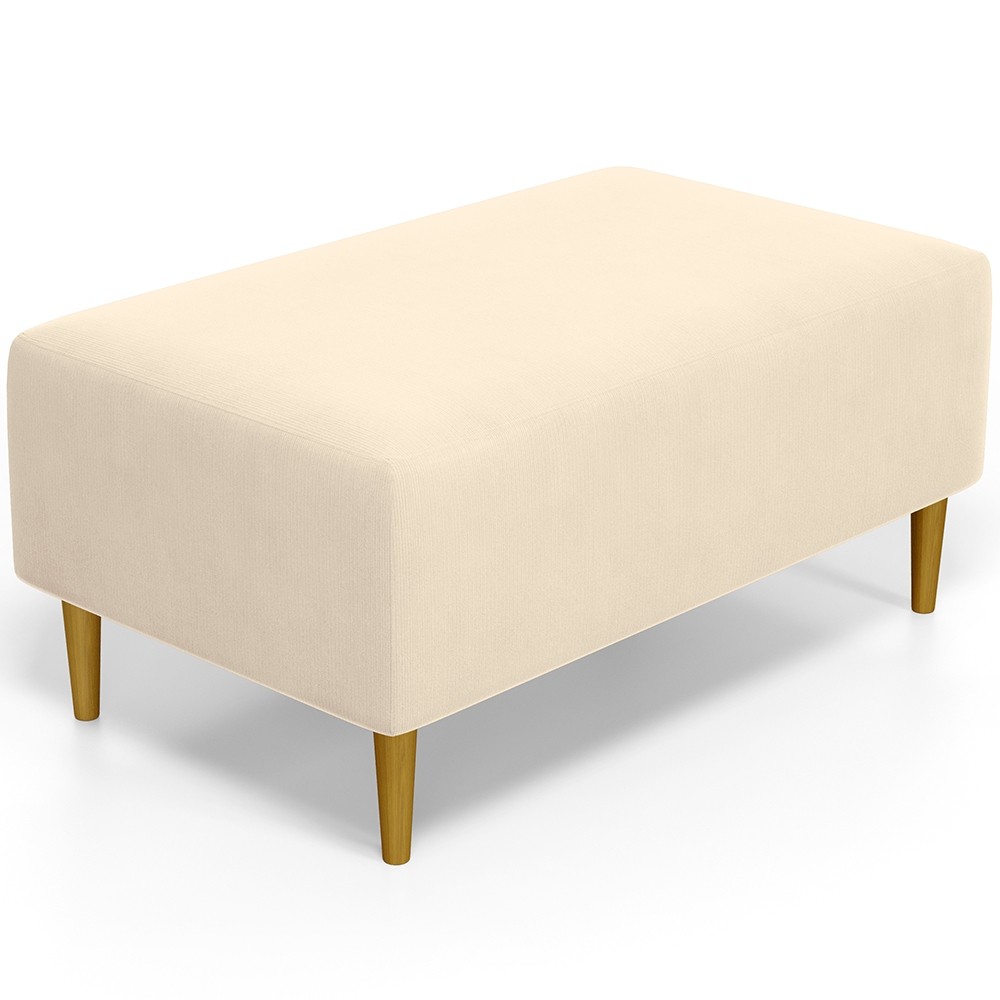Puff Suede Bege Cléo: Conforto e Estilo!