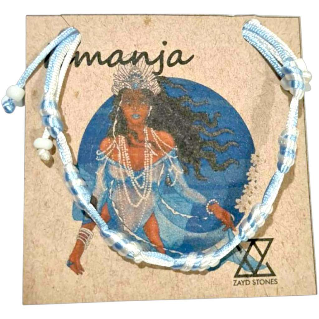 Pulseira 7 Nós Kabbalah Iemanjá Proteção