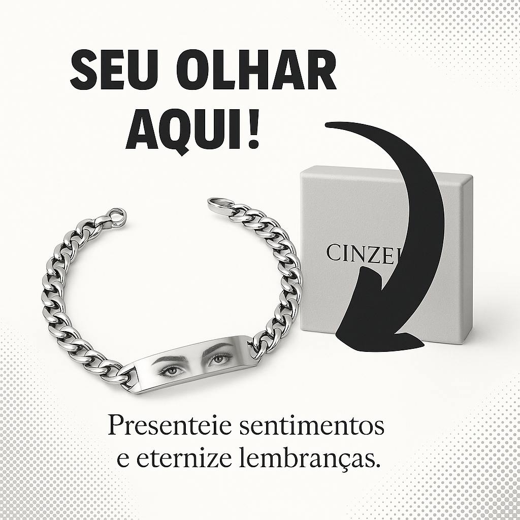 Pulseira Aço Inoxidável Olho – Estilo e Qualidade para Todos