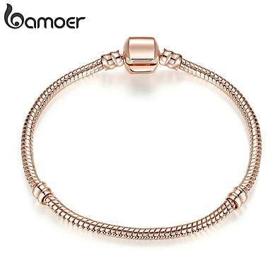 Pulseira Bamoer: Crie Seu Charme Único!