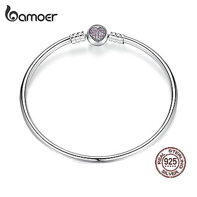 Pulseira Bamoer Prata 925: Elegância e Amor