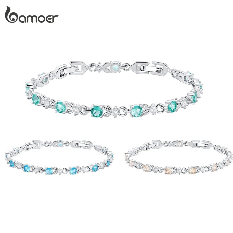 Pulseira Bamoer: Zircônia e Elegância!