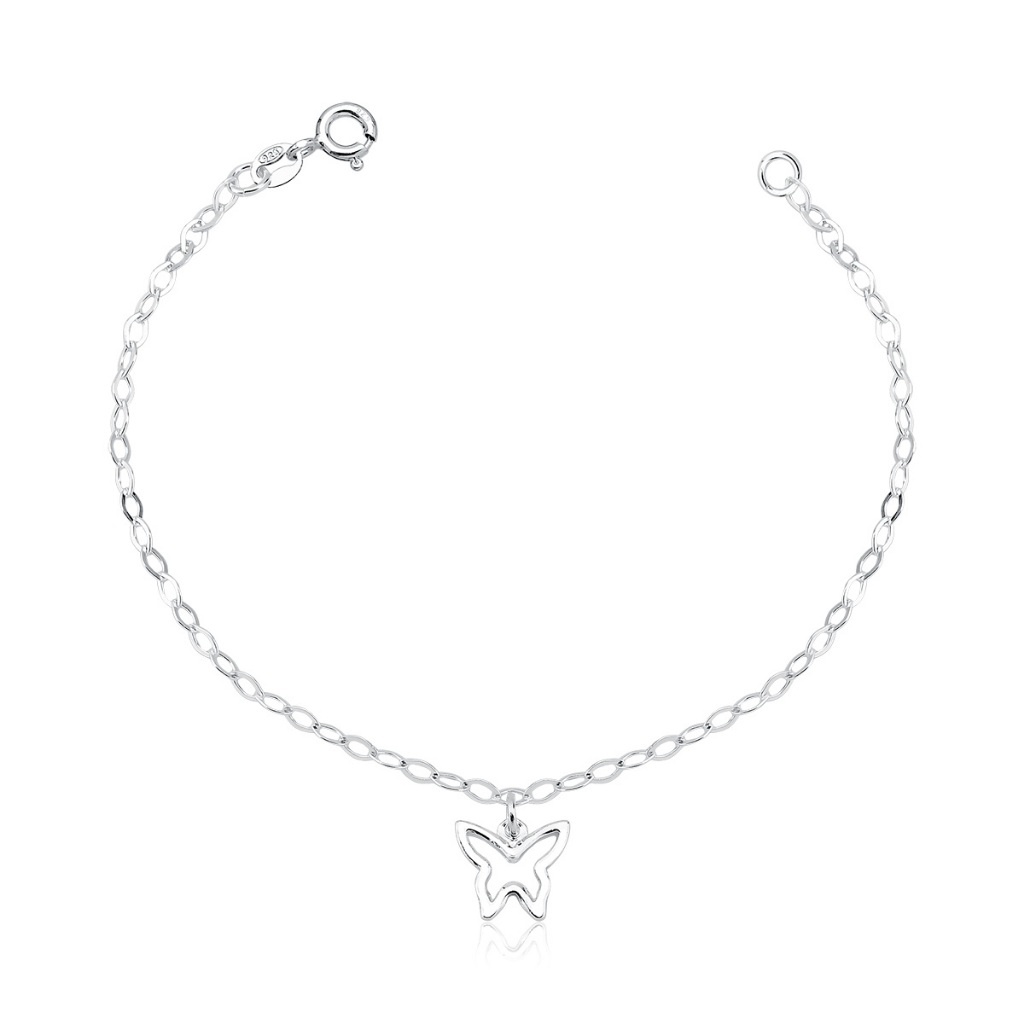 Pulseira Borboleta Prata 925: Delicadeza e Elegância