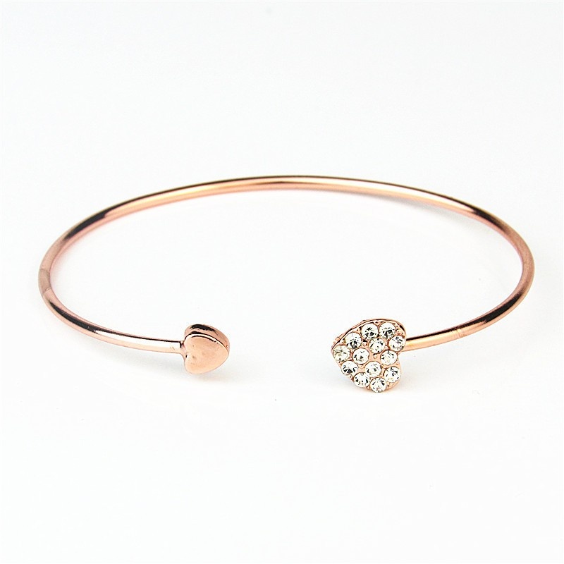 Pulseira Coração Diamante: Elegância Coreana