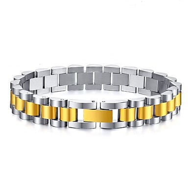 Pulseira de Aço Inox 18K: Elegância para Você!