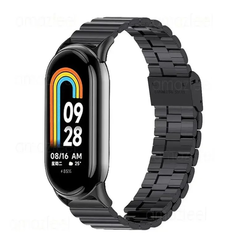 Pulseira de Aço Inox para Mi Band 9/8