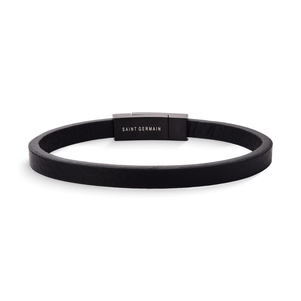 Pulseira de Couro Masculina: Elegância Magnética