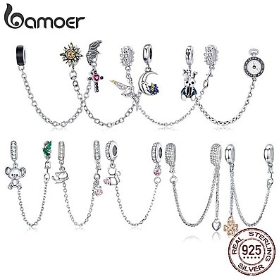 Pulseira de Prata Bamoer 925: Charme e Elegância