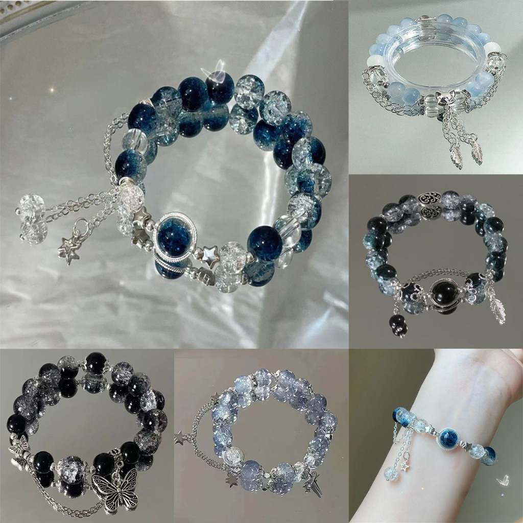 Pulseira Estrela Borboleta Cristal - Jóia Versátil e Elegante