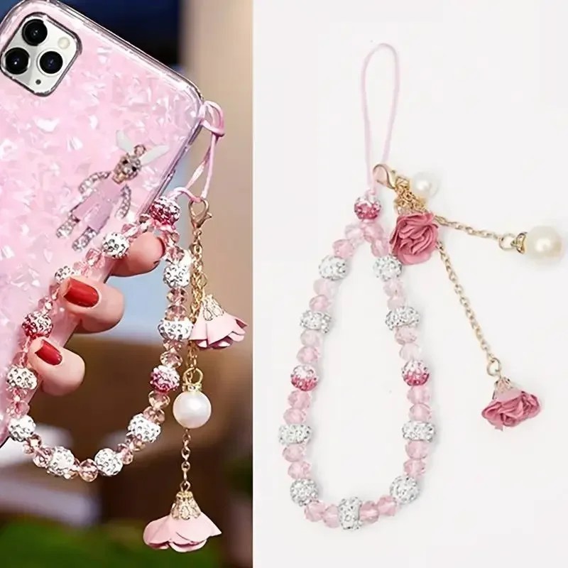 Pulseira Lanyard Floral: Estilo e Segurança!