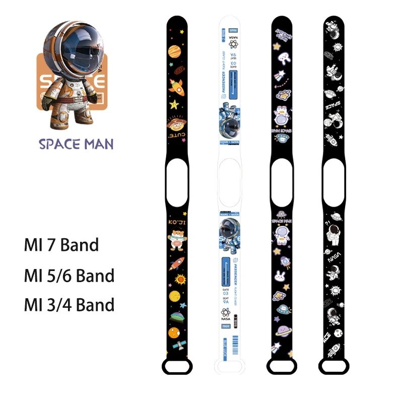 Pulseira Mi Band: Astronauta Divertido!