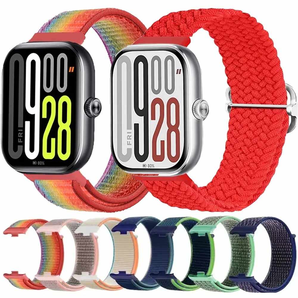 Pulseira Nylon Trançado: Conforto para Mi Band e Redmi Watch