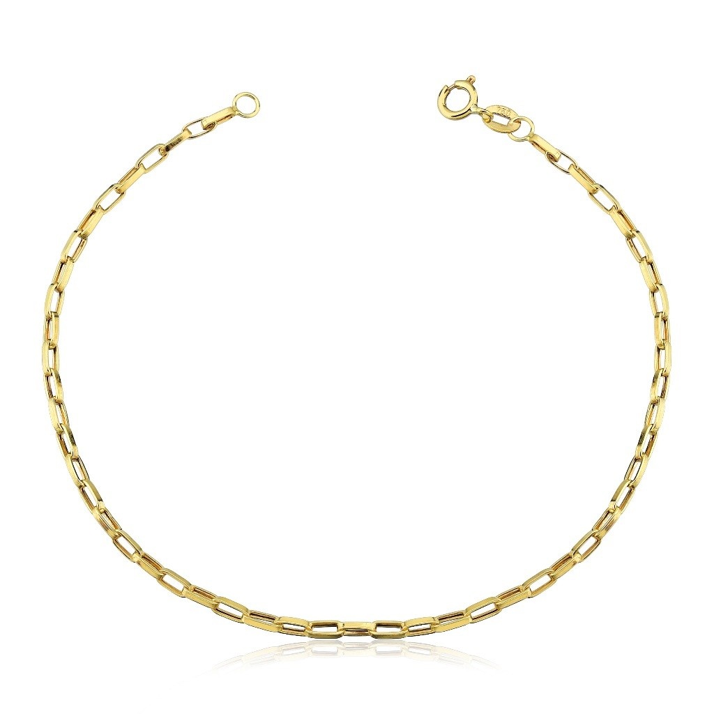 Pulseira Ouro 18k Elo Alongado: Elegância em Promoção