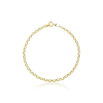 Pulseira Ouro 18k Elo Português: 1g de Elegância