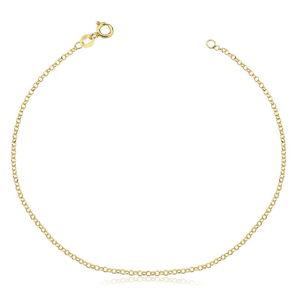 Pulseira Ouro 18k Elo Português: Elegância em 1mm