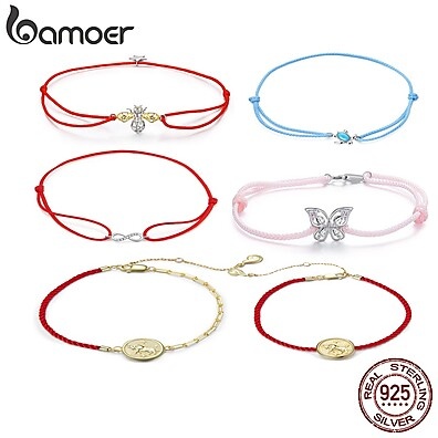 Pulseira Prata 925 Bamoer: Elegância Ajustável