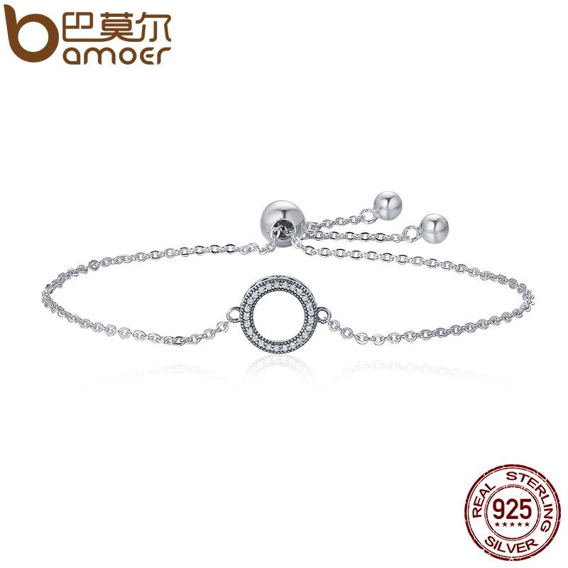 Pulseira Prata 925 Bamoer: Elegância e Brilho