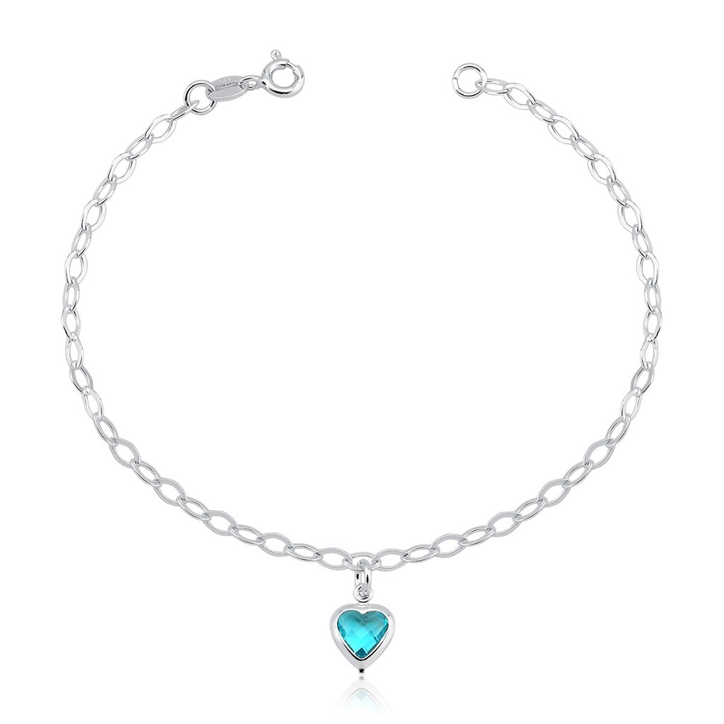 Pulseira Prata 925 Coração: Elegância que Encanta